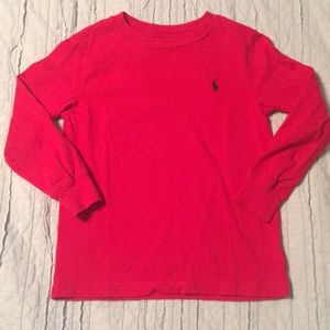 Red long sleeved Ralph Lauren